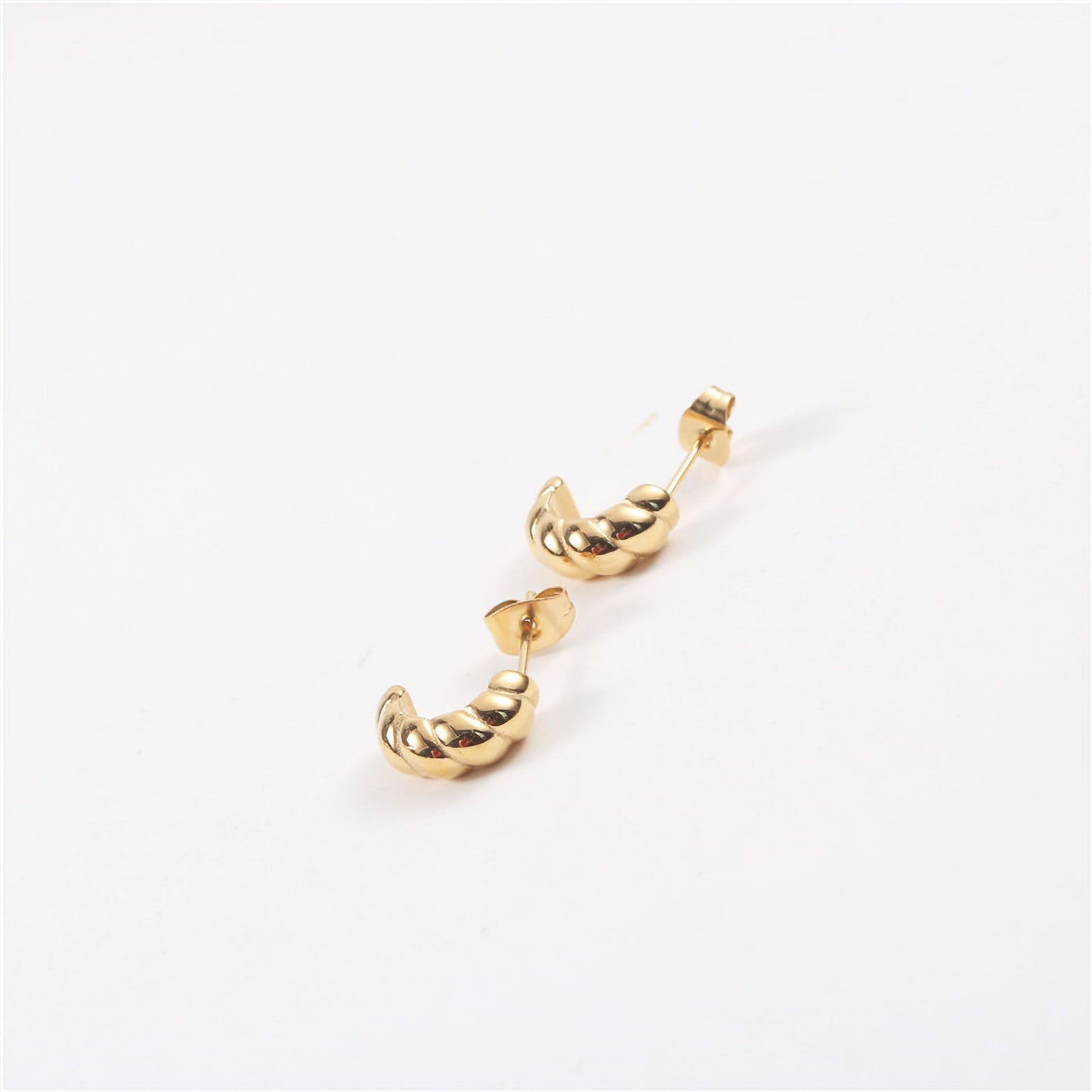 Vintage Bold Croissant Earring