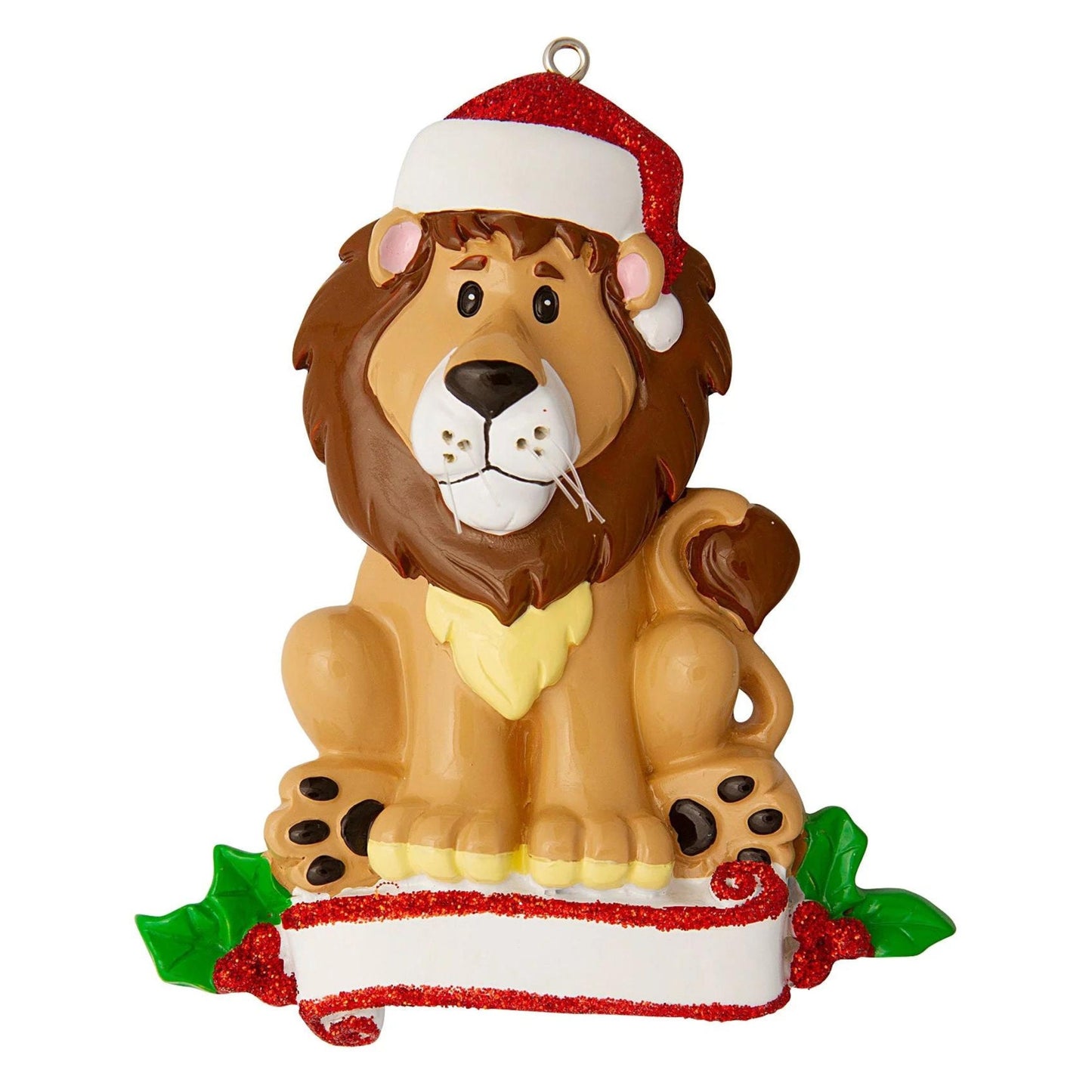 Personalized Lion Kids Christmas Ornament