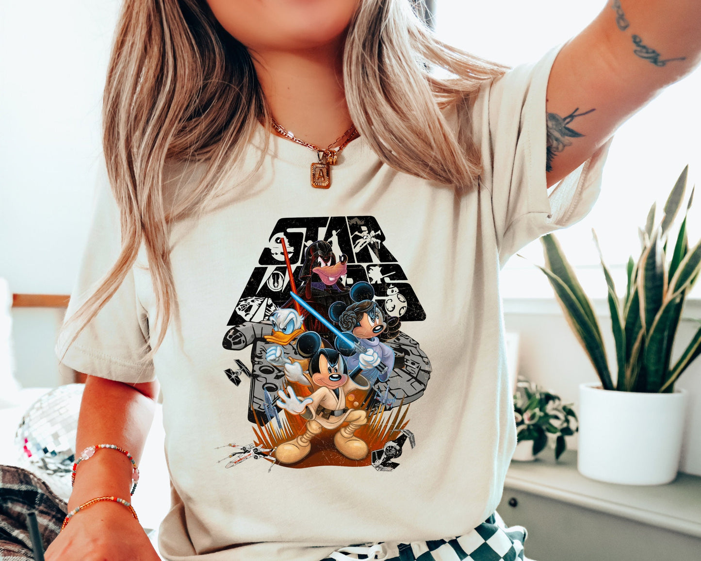 Star Wars Shirt,Star Wars Mickey And Friends Shirt,Disneyworld Star Wars Shirt,Mickey Mouse&Friends Squad Custom Star Wars Characters Shirt
