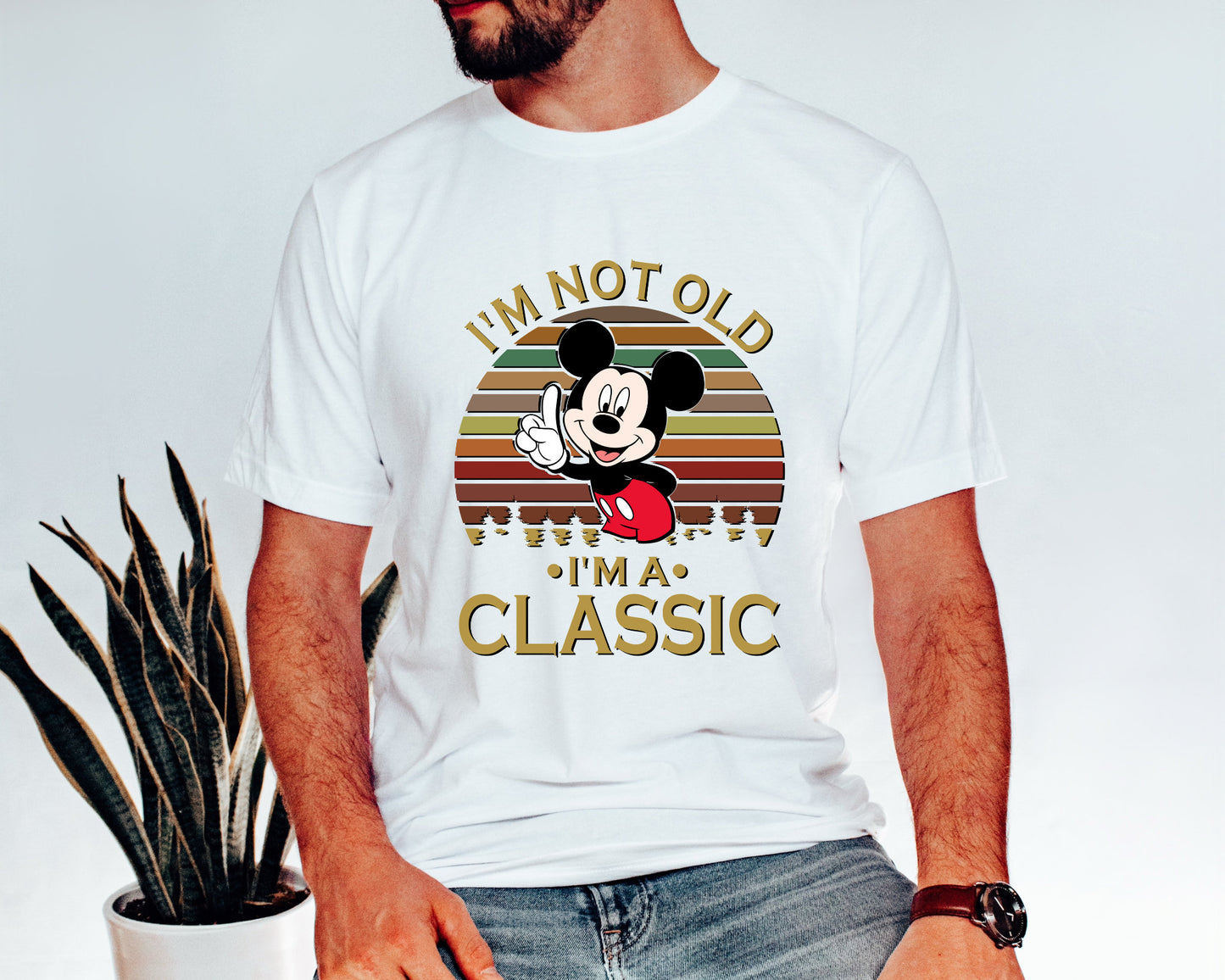 I'm Not Old I'm A Classic Disney Shirt,Retro Mickey Shirt,I'm Classic Shirt,Funny Dad Shirt,Disneyworld Shirts,Classic Mickey Shirt