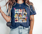 Retro Disney Princess Polaroid Girls Shirt, Disney Family Vacation Shirt, Disney Birthday Shirt, Custom Disney Princess  Shirt