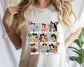 Retro Disney Princess Polaroid Girls Shirt, Disney Family Vacation Shirt, Disney Birthday Shirt, Custom Disney Princess  Shirt