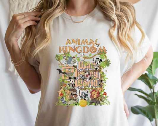 Retro Disney Animal Kingdom Mickey and Friends Shirt,Animal Kingdom Shirts,Animal Kingdom Family Matching Shirts,Disney Trip matching tees