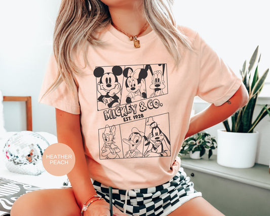 Retro Mickey & Co. 1928 Shirt: Disneyland Family Tee
