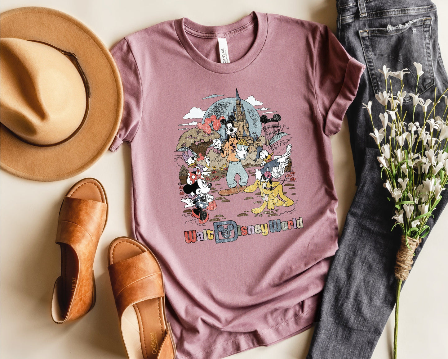Retro Walt Disney World Shirt,Vintage Disneyworld Shirt,Mickey And Friends Shirt,Disney Trip Shirt,Disney Family Shirt,Disney Shirts