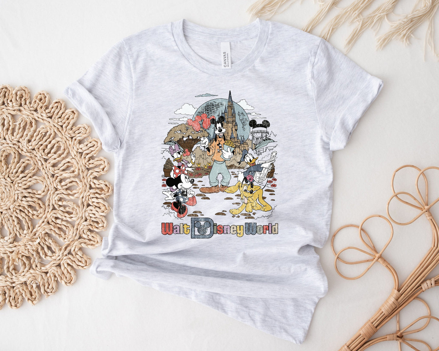 Retro Walt Disney World Shirt,Vintage Disneyworld Shirt,Mickey And Friends Shirt,Disney Trip Shirt,Disney Family Shirt,Disney Shirts