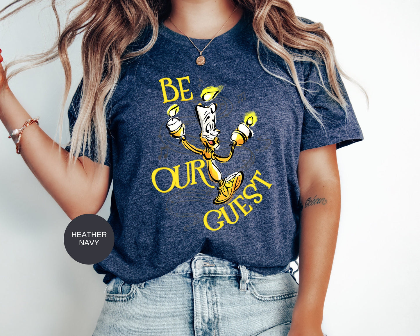 Be Our Guest Lumiere Shirt,Lumiere Shirt,Beauty and The Beast Shirt,Disneyworld Shirt,Disneyland Trip Family Matching Outfits