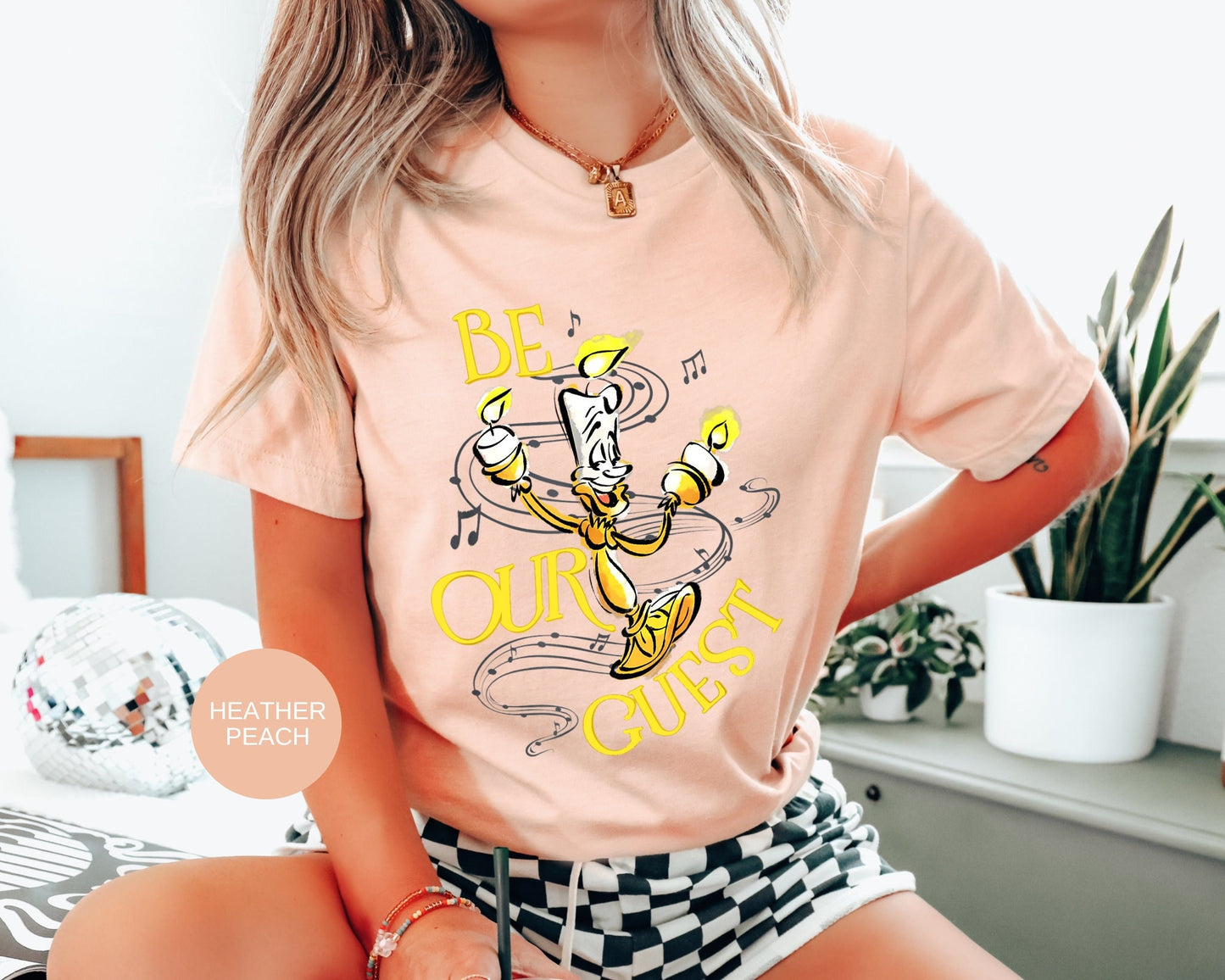 Be Our Guest Lumiere Shirt,Lumiere Shirt,Beauty and The Beast Shirt,Disneyworld Shirt,Disneyland Trip Family Matching Outfits