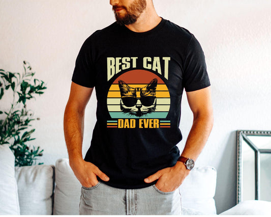 Best Cat Dad Shirt, Daddy Shirt,Cat Lover Gift for Dad, Father's Day Gift, Cat Dad Gift, Cat Dad, Cat Lover Shirt,Cat Dad Shirt