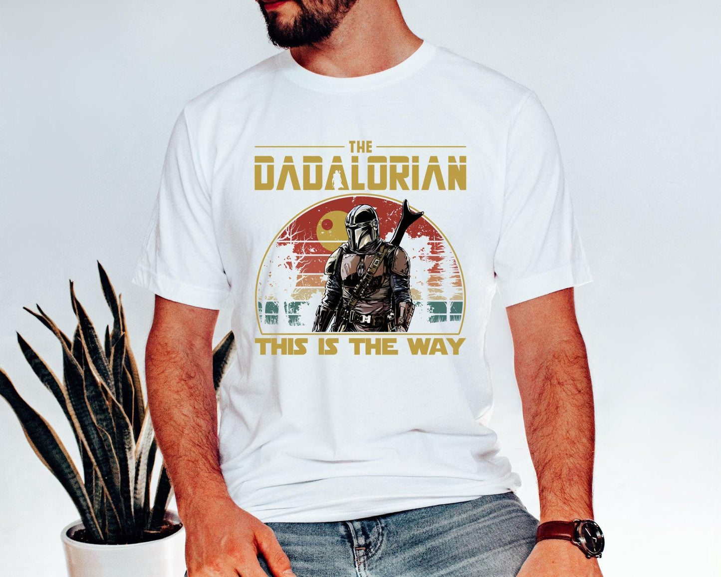Star Wars Dad Shirt, Daddy Shirt,Dadalorian Shirt, Father's Day Gift, Gift for him,Star Wars Shirt,The Dadalorian Dad Shirt,Dad Jokes Shirt