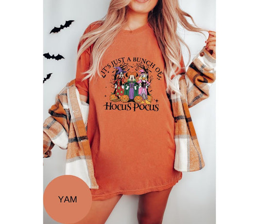 Comfort Colors® Disney Hocus Pocus  Shirt – Disney Halloween Graphic Tee – Sanderson Sisters Disney Halloween T-Shirt, cute halloween shirt