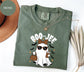 Comfort Colors®Boo-Jee Ghost Shirt,Spooky Party Shirt,Ghost Coffee Shirt,Boojee Shirt,Funny Halloween Tee,Leopard Ghost Tee, Halloween Shirt