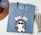 Comfort Colors®Boo-Jee Ghost Shirt,Spooky Party Shirt,Ghost Coffee Shirt,Boojee Shirt,Funny Halloween Tee,Leopard Ghost Tee, Halloween Shirt