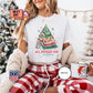 All Booked for Christmas Shirt, Book Lover Xmas Tee, Funny Holiday Reading TShirt, Cozy Bookworm Gift, Cute Christmas Tree Book Shirt