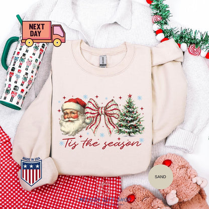 Tis The Season Sweatshirt,Merry Christmas Shirt,Christmas Sweatshirt,Christmas Tshirt, Christmas Tis The Season T-shirt , Sweatshirt