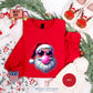 Santa Bubble Gum Tshirt, Santa Sweatshirt, Funny Tee Gifts, Christmas Shirt
