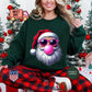 Santa Bubble Gum Tshirt, Santa Sweatshirt, Funny Tee Gifts, Christmas Shirt