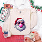 Santa Bubble Gum Tshirt, Santa Sweatshirt, Funny Tee Gifts, Christmas Shirt