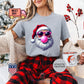 Santa Bubble Gum Tshirt, Santa Sweatshirt, Funny Tee Gifts, Christmas Shirt