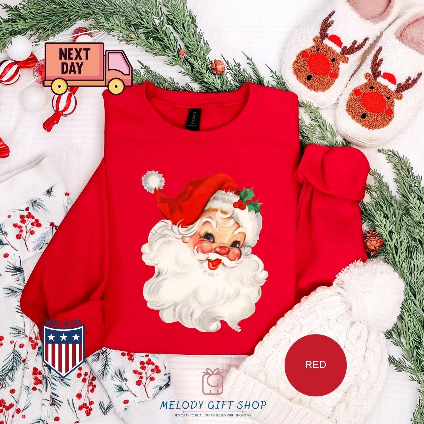 Christmas Santa Shirt, Claus Sweatshirt, Christmas T-Shirts Sweatshirts