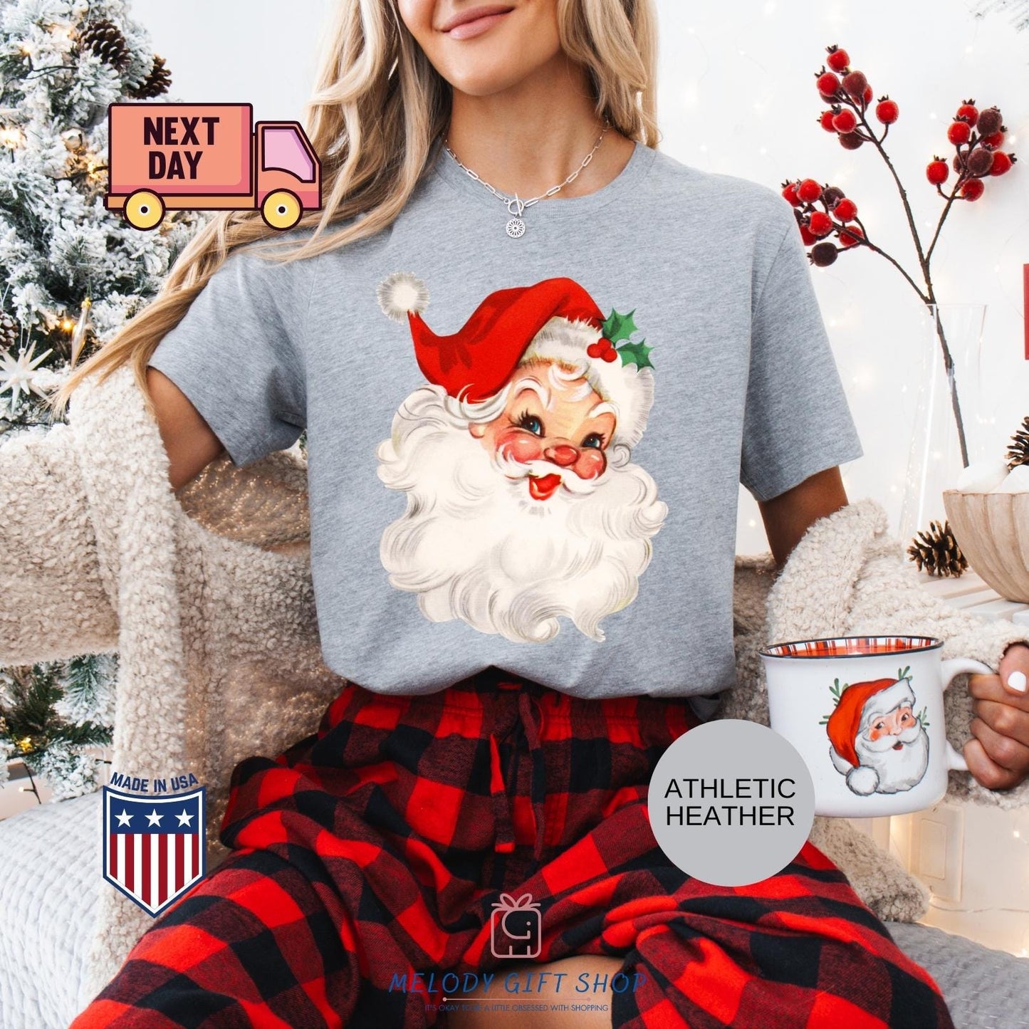 Christmas Santa Shirt, Claus Sweatshirt, Christmas T-Shirts Sweatshirts