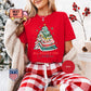 All Booked for Christmas Shirt, Book Lover Xmas Tee, Funny Holiday Reading TShirt, Cozy Bookworm Gift, Cute Christmas Tree Book Shirt