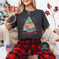 All Booked for Christmas Shirt, Book Lover Xmas Tee, Funny Holiday Reading TShirt, Cozy Bookworm Gift, Cute Christmas Tree Book Shirt