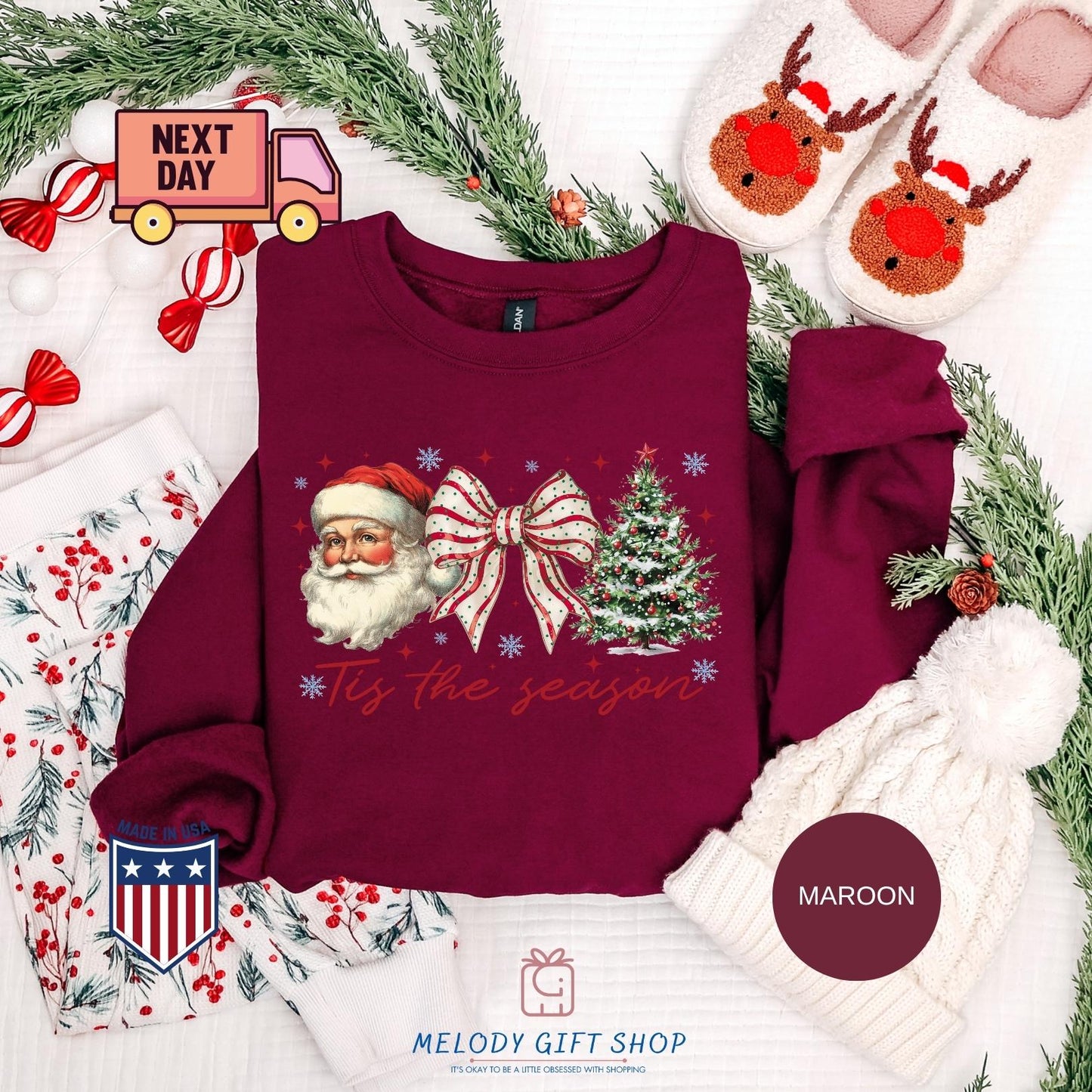 Tis The Season Sweatshirt,Merry Christmas Shirt,Christmas Sweatshirt,Christmas Tshirt, Christmas Tis The Season T-shirt , Sweatshirt