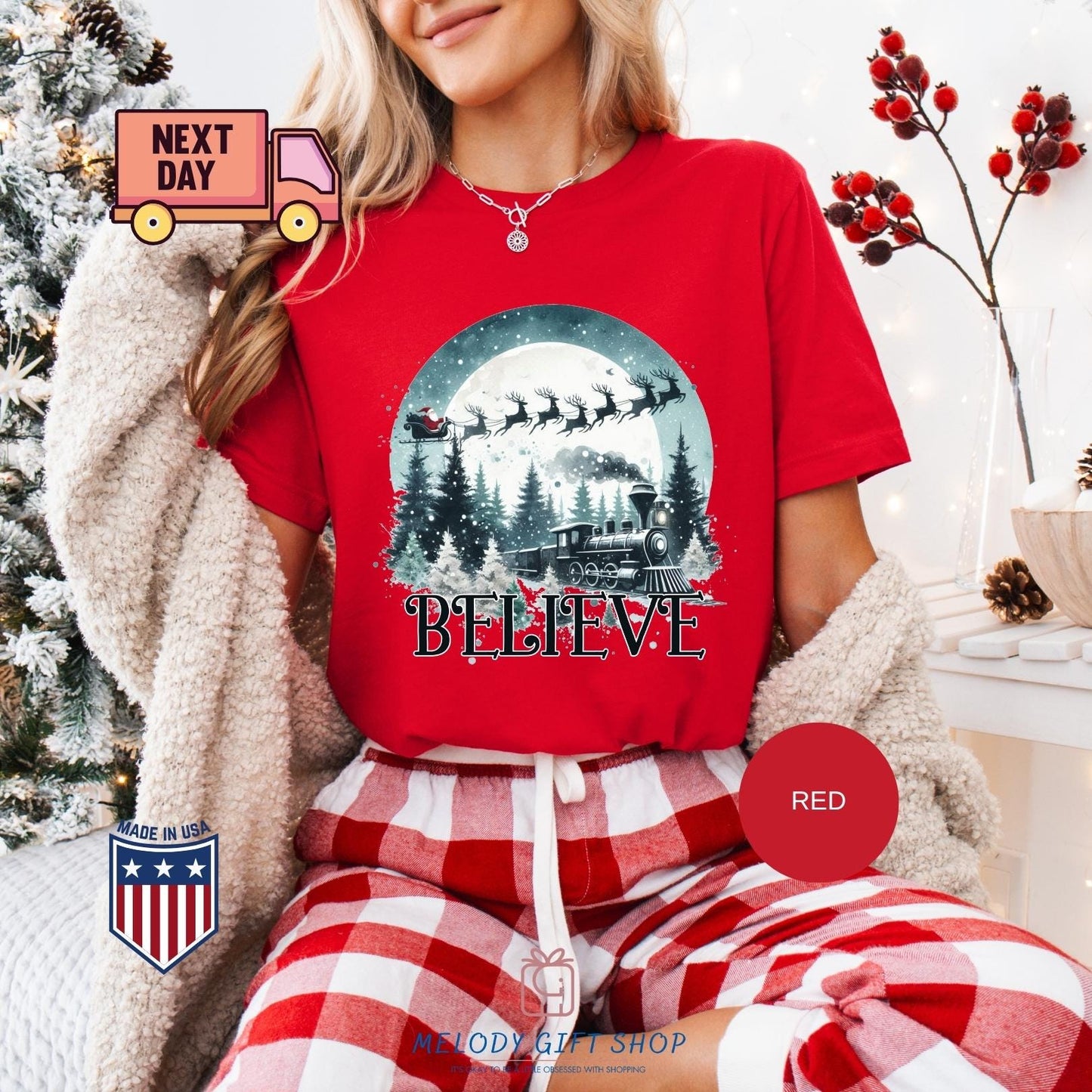 Believe Train Christmas Shirt,Christmas Tee,Polar Express Tshirt, Christmas Spirit Sweatshirt