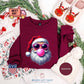 Santa Bubble Gum Tshirt, Santa Sweatshirt, Funny Tee Gifts, Christmas Shirt