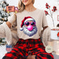 Santa Bubble Gum Tshirt, Santa Sweatshirt, Funny Tee Gifts, Christmas Shirt