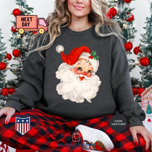 Christmas Santa Shirt, Claus Sweatshirt, Christmas T-Shirts Sweatshirts