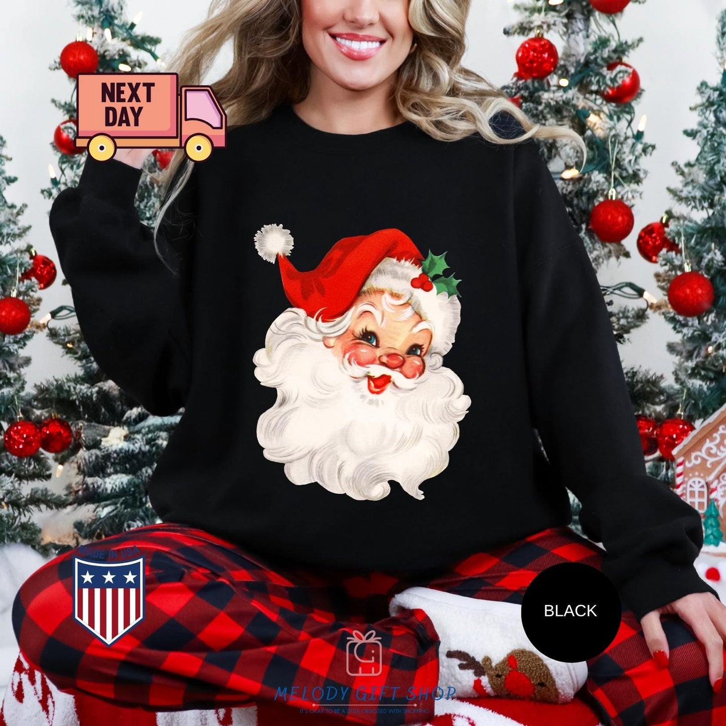 Christmas Santa Shirt, Claus Sweatshirt, Christmas T-Shirts Sweatshirts