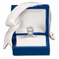 Marry Me Blue Box Engagement Ring Personalized Christmas Ornament