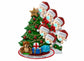 Quarantine Peeking Family Personalized Christmas Ornament