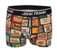 Vintage Stickers Boxer Brief with Ballpark Pouch - Men Boxer-Boxer- Gift for Men - Organic cotton mens boxer briefs - Mens underwear