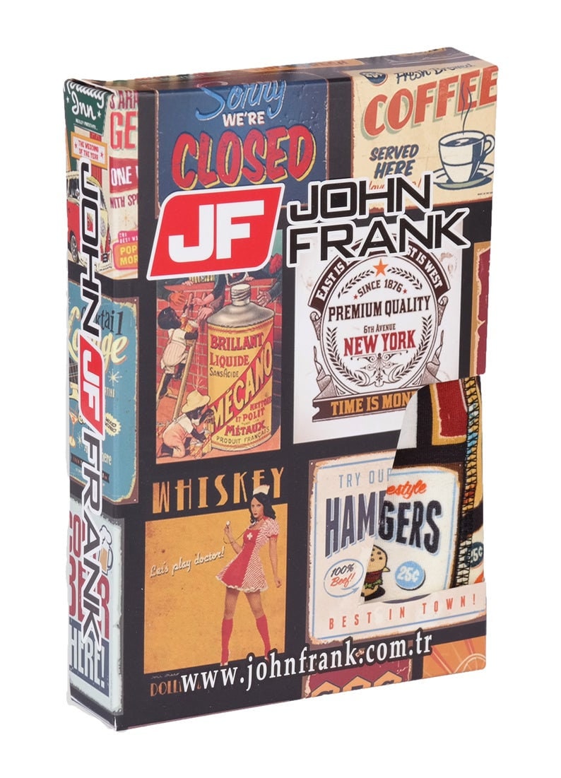 Vintage Stickers Boxer Brief with Ballpark Pouch - Men Boxer-Boxer- Gift for Men - Organic cotton mens boxer briefs - Mens underwear