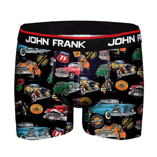 Retro Cars Boxer Brief with Ballpark Pouch - Men Boxer-Boxer- Gift for Men - Organic cotton mens boxer briefs - Mens underwear