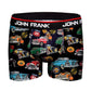 Retro Cars Boxer Brief with Ballpark Pouch - Men Boxer-Boxer- Gift for Men - Organic cotton mens boxer briefs - Mens underwear
