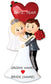 Couple Wedding Personalized Ornament-Christmas Newlywed Ornament Personalized Wedding Couple Christmas Ornament First Married Christmas
