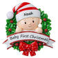 Baby Ornament 2024 - Baby First Christmas Ornament 2024- Baby's 1st Christmas Ornament - Newborn Ornament - Pregnancy Gift