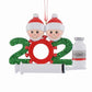 2021 Family Vaccine Ornament, Personalize Vaccinated Ornament, 2021 Custom  Christmas  Ornament, Christmas Decoration Mask Family ornament