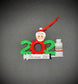 2021 Family Vaccine Ornament, Personalize Vaccinated Ornament, 2021 Custom  Christmas  Ornament, Christmas Decoration Mask Family ornament