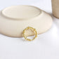 Link Chain Ring, Gold Chain Ring, Gold Stacking Ring, Thick Chain Ring,Long Link Chain Ring, Statement Ring, Long Link Ring, Minimalist Ring