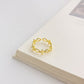 Link Chain Ring, Gold Chain Ring, Gold Stacking Ring, Thick Chain Ring,Long Link Chain Ring, Statement Ring, Long Link Ring, Minimalist Ring
