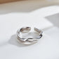 Irregular Wave Ring, Minimalist Gold Adjustable Ring, Asymmetric Ring, Chunky Ring, Hollow Ring, Streetwear Ring, Cool Ring, Fashion Ring