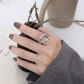 Textured Ring, Lava Ring, Wave Ring, Minimalist Ring, Abstract Ring, Unique Ring, Hammered Ring, Streetwear Ring, Cool Ring, Fashion Ring