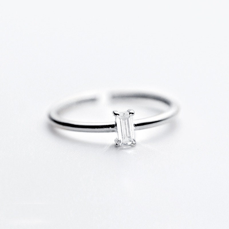 18K Simple Gold Ring, Stacking Rings, Dainty Ring, Band Ring, Delicate Ring, Boho Ring, Knuckle Midi Ring, Simple Thin Rings, Dainty Rings