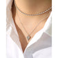 Dainty Heart Necklace, Tiny Heart Necklace, Heart Necklace, Silver Heart Necklace, Layered Necklace, Everyday Jewelry, Simple Necklace
