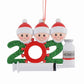 2021 Family Vaccine Ornament, Personalize Vaccinated Ornament, 2021 Custom  Christmas  Ornament, Christmas Decoration Mask Family ornament